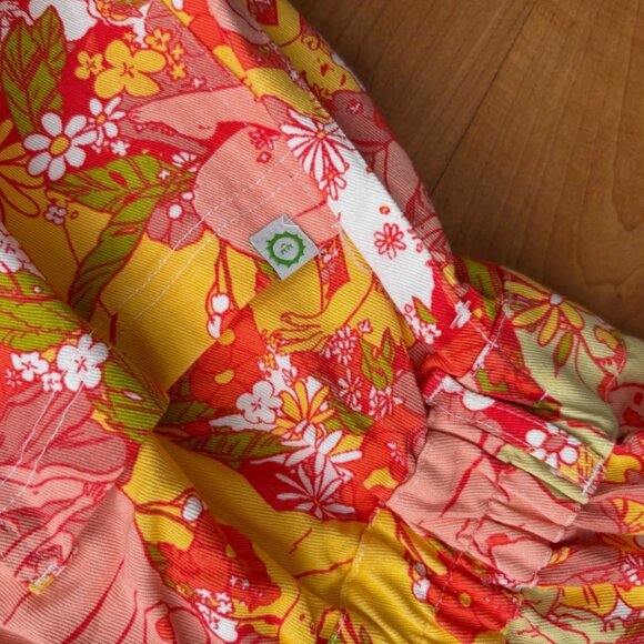 Big Bud Press Spring Rapture Printed Short Sleeve Jumpsuit M NWOT - Picture 5 of 8